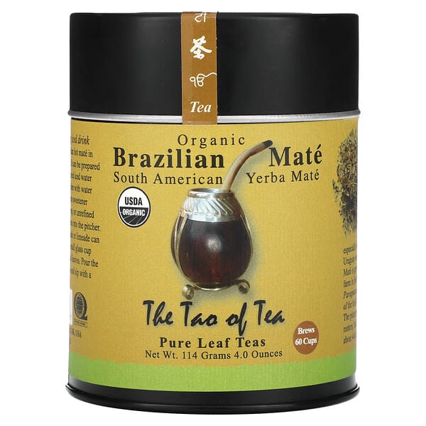 The Tao of Tea Organic South American Yerba Mate Brazilian Mate 4 oz 114 g 689951915207