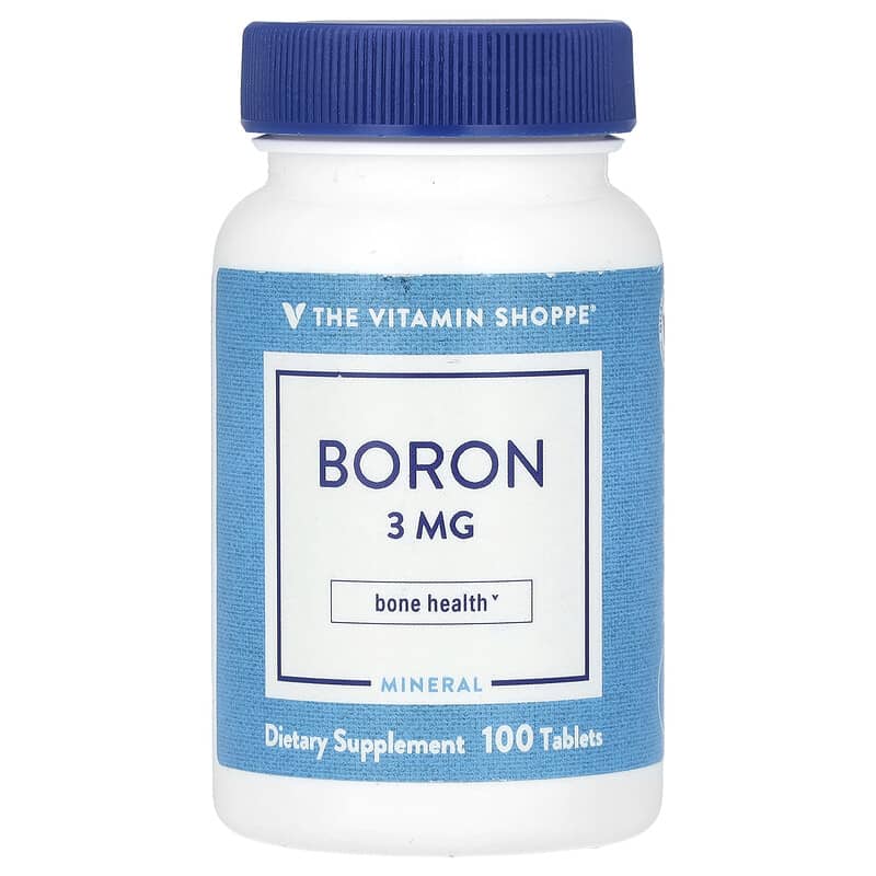 Vitamin Shoppe Boron 3 mg 100 viên 10 the vitamin shoppe boron 3 mg 100 tablets 139821 766536012992