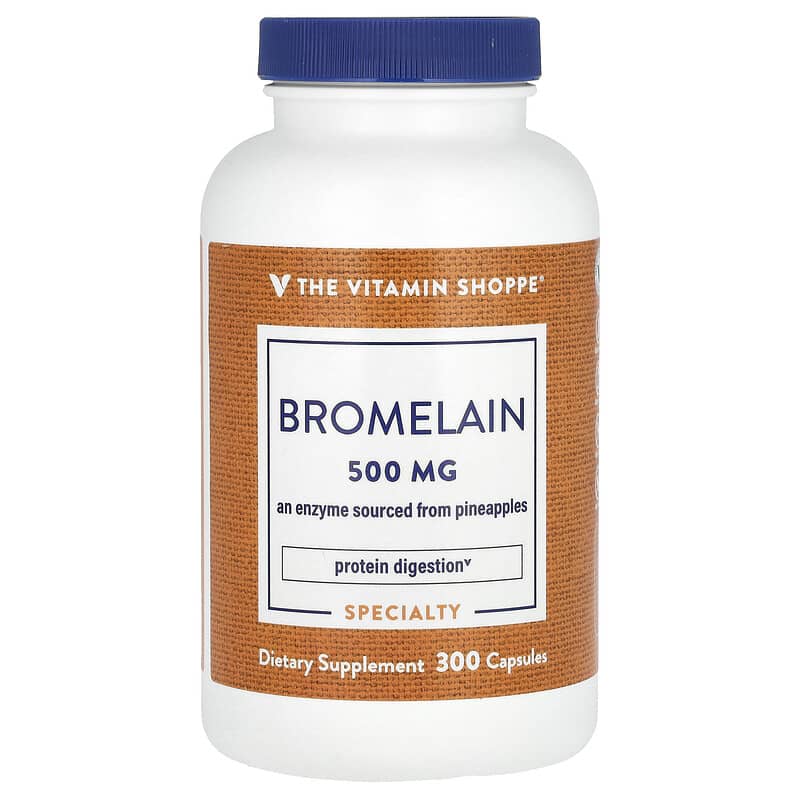 The Vitamin Shoppe, Bromelain, 500 mg, 300 viên 766536012787