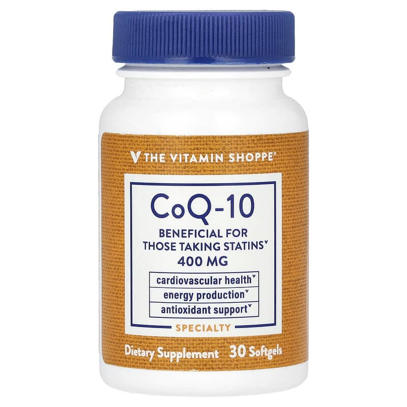 Viên uống CoQ-10 400mg 30 viên The Vitamin Shoppe 10 the vitamin shoppe coq 10 400 mg 30 softgels 139866 766536033690