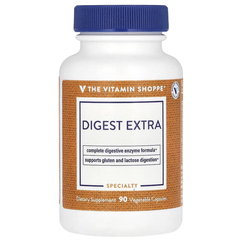 The Vitamin Shoppe, Digest Extra, 90 viên chay 766536025725