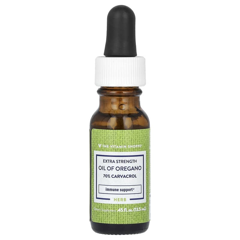 Dầu Oregano Extra Strength The Vitamin Shoppe 0,45 fl oz (13,5 ml) 10 the vitamin shoppe extra strength oil of oregano 0 45 fl oz 13 5 ml 139934 766536023707