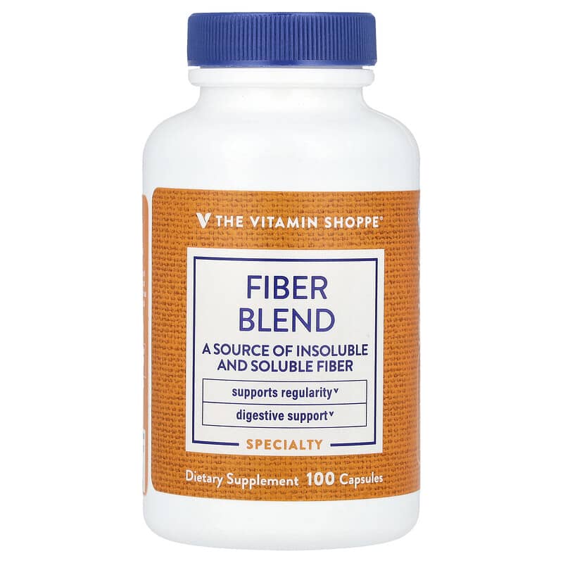 The Vitamin Shoppe, Fiber Blend, 100 viên 766536011902