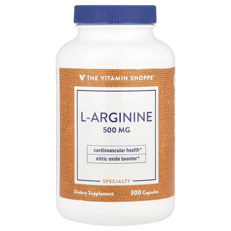 The Vitamin Shoppe, L-Arginine, 500 mg, 300 viên 766536013821