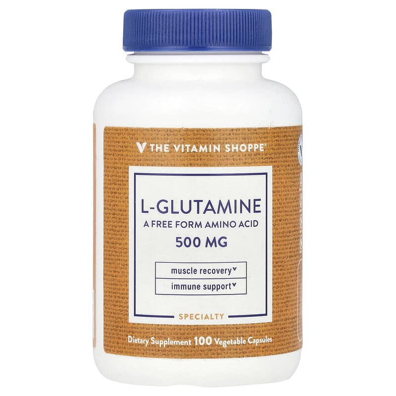 The Vitamin Shoppe, L-Glutamine, 500 mg, 100 viên chay 766536013906