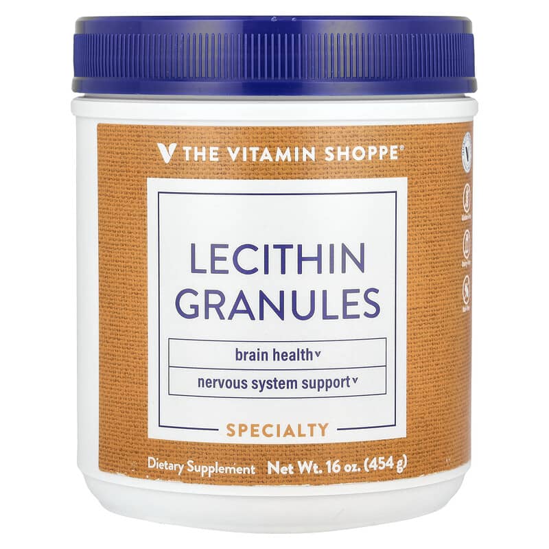 Hạt Lecithin The Vitamin Shoppe 454g 10 the vitamin shoppe lecithin granules 16 oz 454 g 140945 766536010424