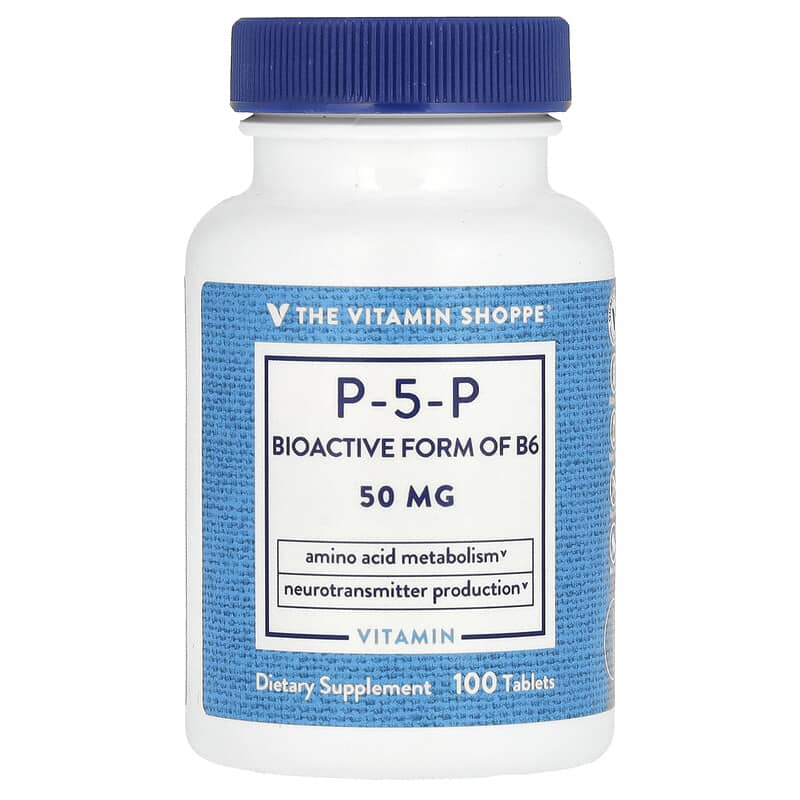 The Vitamin Shoppe, P-5-P, 50 mg, 100 viên 766536012664