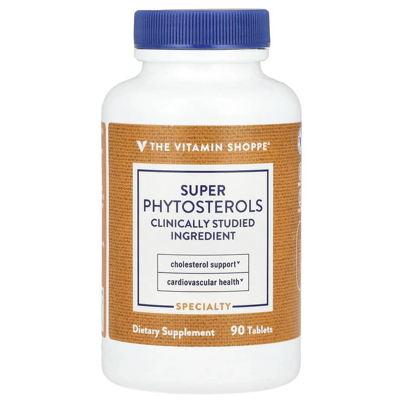 Viên uống Super Phytosterols 90 viên của The Vitamin Shoppe 10 the vitamin shoppe super phytosterols 90 tablets 140947 766536026609