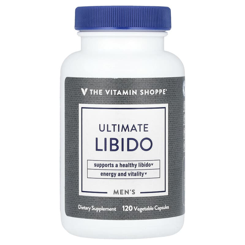 Viên uống tăng cường sinh lý nam The Vitamin Shoppe Ultimate Libido 120 viên chay 10 the vitamin shoppe ultimate libido for men 120 vegetable capsules 143992 766536032846