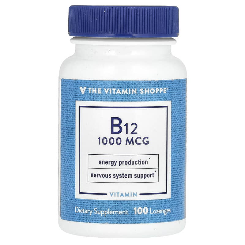The Vitamin Shoppe, Vitamin B12, 1.000 mcg, 100 viên ngậm 766536010622