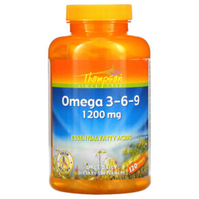 Thực phẩm bổ sung Thompson Omega 3-6-9 1200 mg 120 Softgels 031315253812