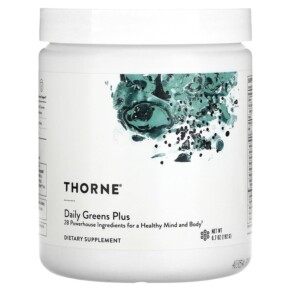 Thực phẩm bổ sung Thorne Daily Greens Plus 6.7 oz (192 g) 693749014225