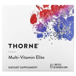 Thực phẩm bổ sung Thorne Multi-Vitamin Elite A.M. & P.M. 2 Bottles 90 Capsules Each 693749006534