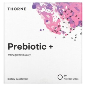 Thực phẩm bổ sung Thorne Prebiotic + Pomegranate Berry 30 Nutrient Discs 693749011293