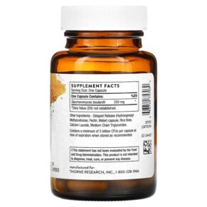 Viên Uống Probiotic Thorne Sacro-B 60 viên của Thorne 3 Thành phần vi chất của Thorne Sacro-B Probiotic 60 Capsules 693749757030