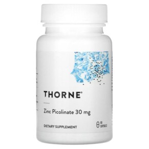 home page 3 Thực phẩm bổ sung Thorne Zinc Picolinate 30 mg 60 Capsules 693749006923