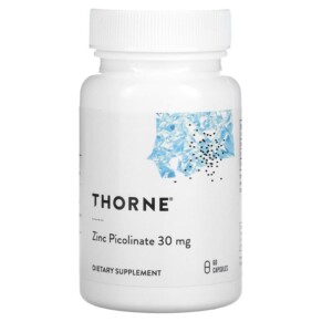 home page 2 Thực phẩm bổ sung Thorne Zinc Picolinate 30 mg 60 Capsules 693749220022