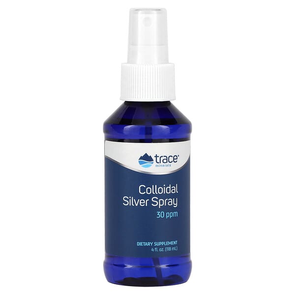 Trace Minerals ® Colloidal Silver Spray 4 fl oz 118 ml 878941003196