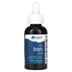 Thực phẩm bổ sung Trace Minerals ® Ionic Iron 22 mg 1.9 fl oz (56 ml) 878941000164