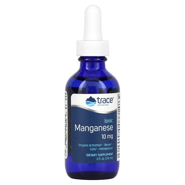 Trace Minerals ® Ionic Manganese 10 mg 2 fl oz 59 ml 878941003585