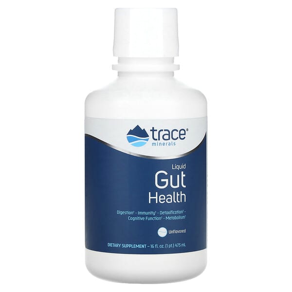 Trace Minerals ® Liquid Gut Health không mùi vị 16 fl oz 473 ml 10 trace minerals liquid gut health unflavored 16 fl oz 473 ml 123800 878941007514