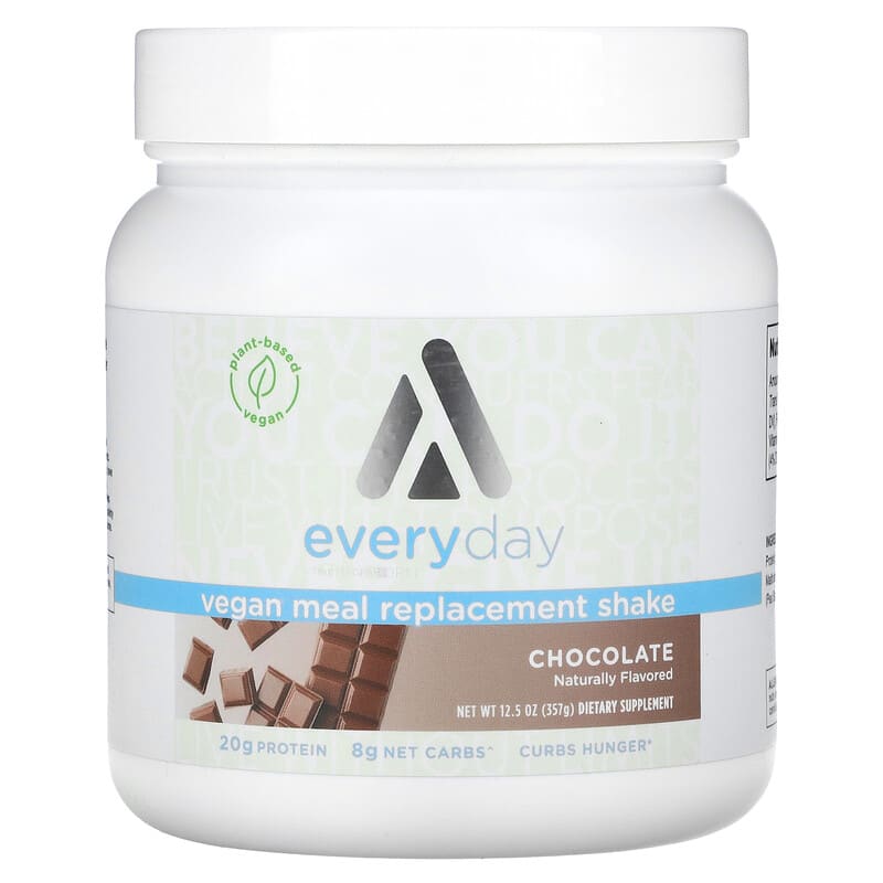 TransformHQ, Everyday, Vegan Meal Replacement Shake, Chocolate, 12,5 oz (357 g) 850026913118