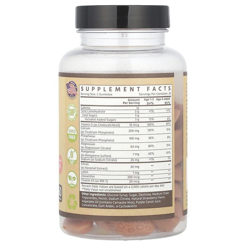 TruHeight Tăng Trưởng Xương Cho Trẻ Em, cho Trẻ từ 2 Tuổi, Vị Dâu, 60 viên nhai 9 TruHeight Tăng Trưởng Xương Cho Trẻ Em, cho Trẻ từ 2 Tuổi, Vị Dâu, 60 viên nhai 860010780367