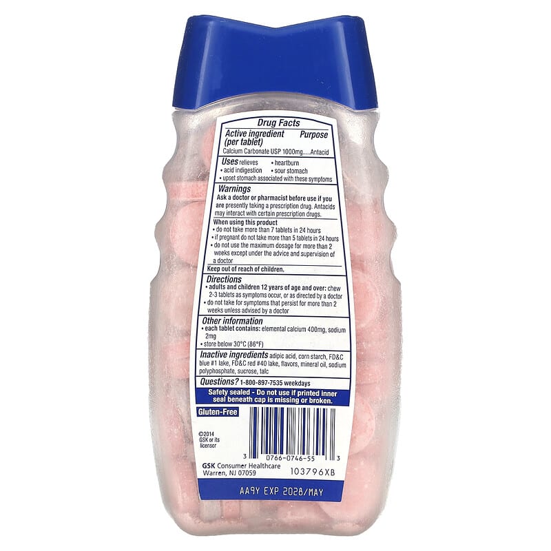 Tums Ultra Strength Thuốc Kháng Axit Hương Trái Cây Đa Dạng 160 viên nhai 9 Tums Ultra Strength Thuốc Kháng Axit Hương Trái Cây Đa Dạng 160 viên nhai 307660746553