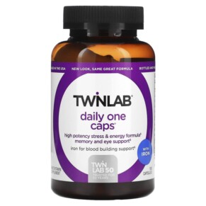 Thực phẩm bổ sung Twinlab Daily One Caps With Iron 180 Capsules 027434002851