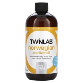 Thực phẩm bổ sung Twinlab Norwegian Cod Liver Oil Unflavored 12 fl oz (355 ml) 027434012249