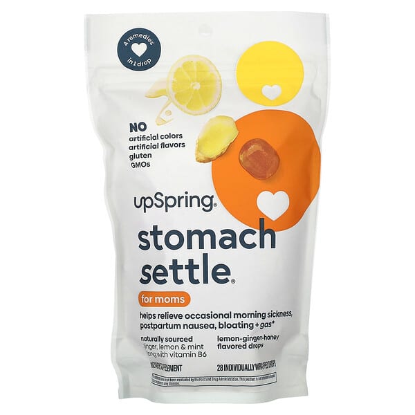 UpSpring Stomach Settle For Moms Lemon-Ginger-Honey 28 gói 850008560286