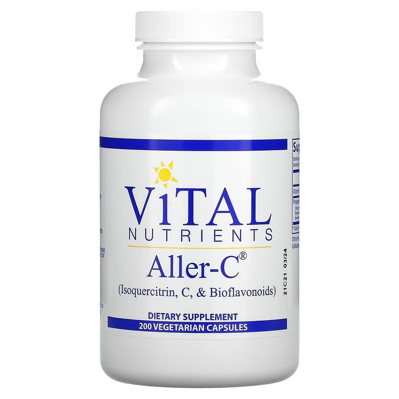 viên nang chay Vital Nutrients Aller-C 200 của Vital Nutrients 10 vital nutrients aller c 200 vegetarian capsules 108146 693465524213