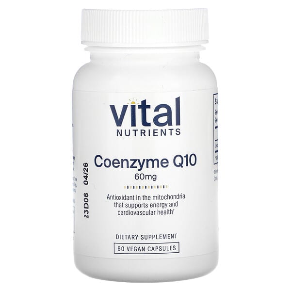 Vital Nutrients Coenzyme Q10 60 mg 60 viên 693465430118