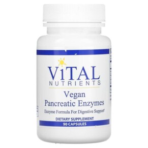 Thực phẩm bổ sung Vital Nutrients Vegan Pancreatic Enzymes 90 Capsules 693465491119