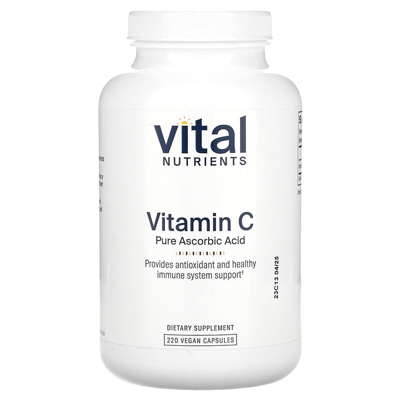 Vital Nutrients, Vitamin C Pure Ascorbic Acid, 220 viên 693465517116