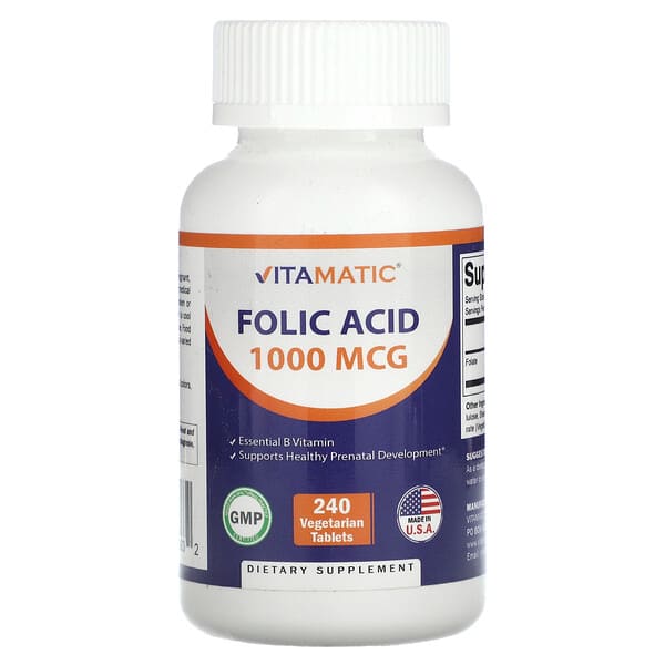Vitamatic Folic Acid 1.000 mcg 240 viên 810078470632