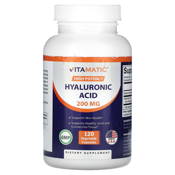Vitamatic High Potency Hyaluronic Acid 200 mg 120 viên chay 602343800479