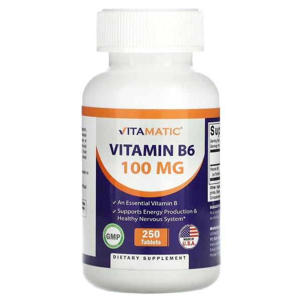 Vitamatic Vitamin B6 100 mg 250 viên 810078471288