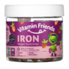 Thực phẩm bổ sung Vitamin Friends Iron Vegan Gummies Strawberry 60 Pectin Gummies 854532002977