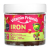 Kẹo dẻo bổ sung sắt thuần chay hương dâu Vitamin Friends Iron Vegan Gummies 60 viên 5 Thực phẩm bổ sung Vitamin Friends Iron Vegan Gummies Strawberry Jam 60 Pectin Gummies 852386008619