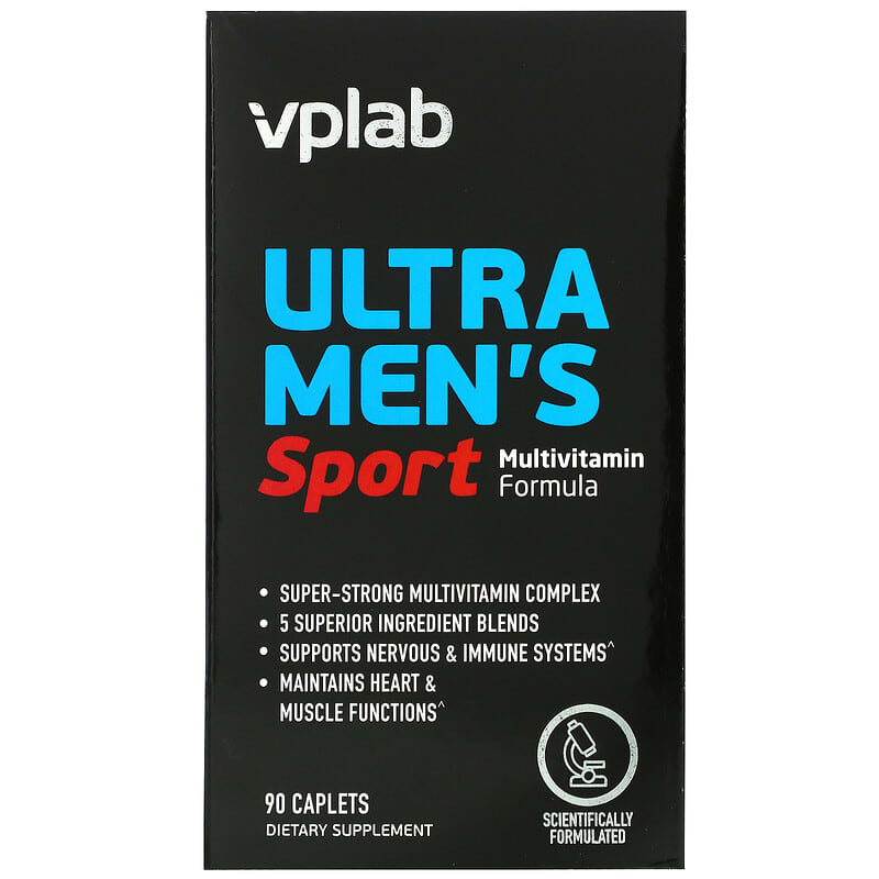Vplab Ultra Men's Sport Multivitamin Formula 90 viên bổ sung vitamin thể thao cho nam 10 vplab ultra men s sport multivitamin formula 90 caplets 102579 860003541302