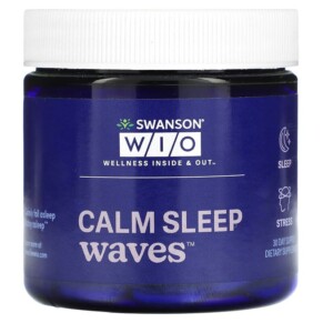 Thực phẩm bổ sung Wellness Inside & Out Calm Sleep Waves 30 Tablets 840317300048