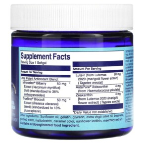 Thành phần vi chất của Wellness Inside & Out Digital Detox: Rest Reset & Refresh 30 Softgels 840317300079