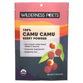 Thực phẩm bổ sung Wilderness Poets LLC Organic Camu Camu Berry Powder 3.5 oz (99 g) 855434006254