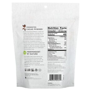 Thành phần vi chất của Wildly Organic Fermented Cacao Powder 8 oz (227 g) 898392004641