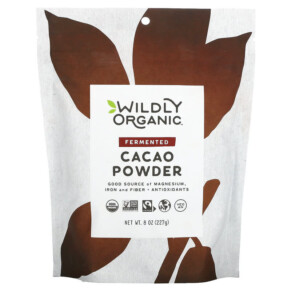 Thực phẩm bổ sung Wildly Organic Fermented Cacao Powder 8 oz (227 g) 898392004641
