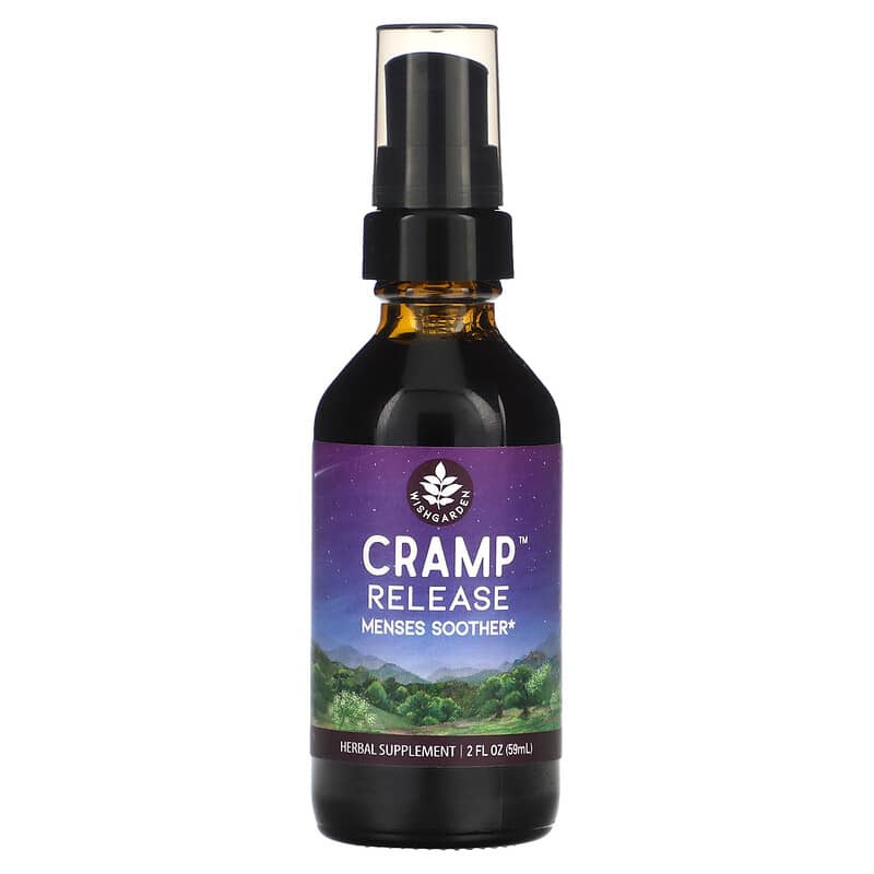 Thảo Dược WishGarden, Giải Tỏa Cơn Đau Kinh Nguyệt, 59 ml 10 wishgarden herbs cramp release menses soother 2 fl oz 59 ml 132399 656490270227