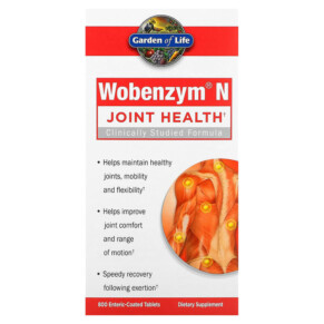 Thực phẩm bổ sung Wobenzym N Joint Health 800 Enteric-Coated Tablets 310539029282