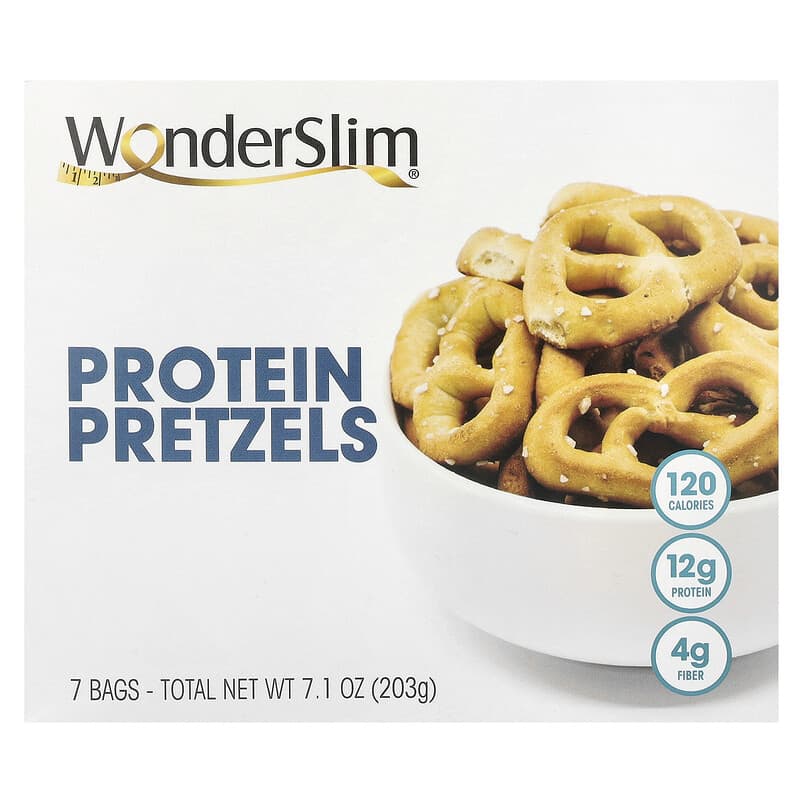 Bánh quy protein WonderSlim, 7 túi, 29 g 5 WonderSlim, Protein Pretzels, 7 Bags, 29 g 818609010074
