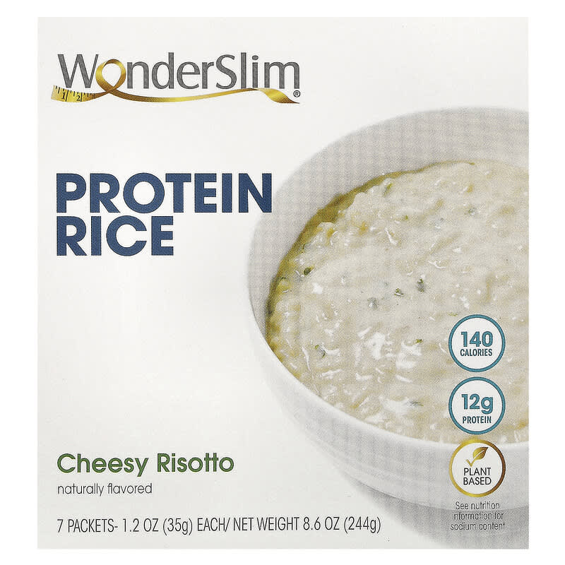 Cơm Protein WonderSlim Hương Phô Mai Risotto 7 gói 1,2 oz (35 g) 10 wonderslim protein rice cheesy risotto 7 packets 1 2 oz 35 g each 138931 810053941164